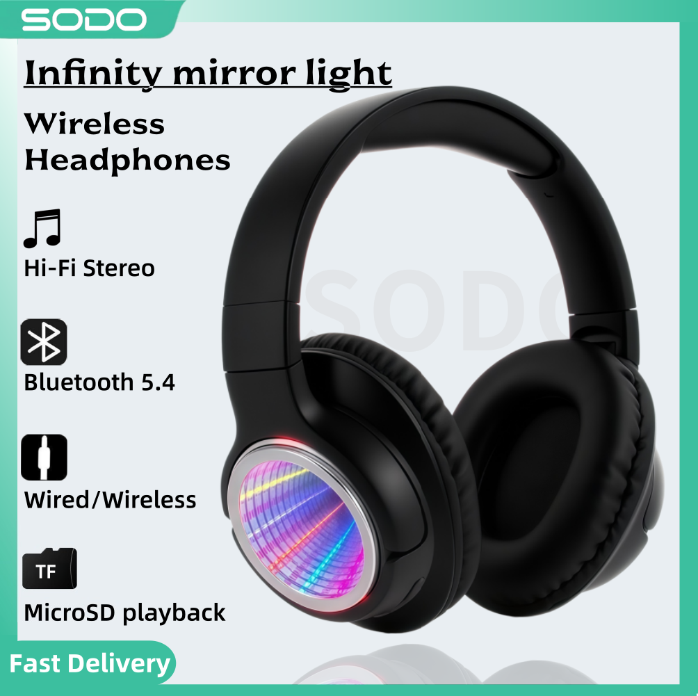 Anc Wireless Over Ear Headphones - Słuchawki Bluetooth SODO SD1161 Abyss Light