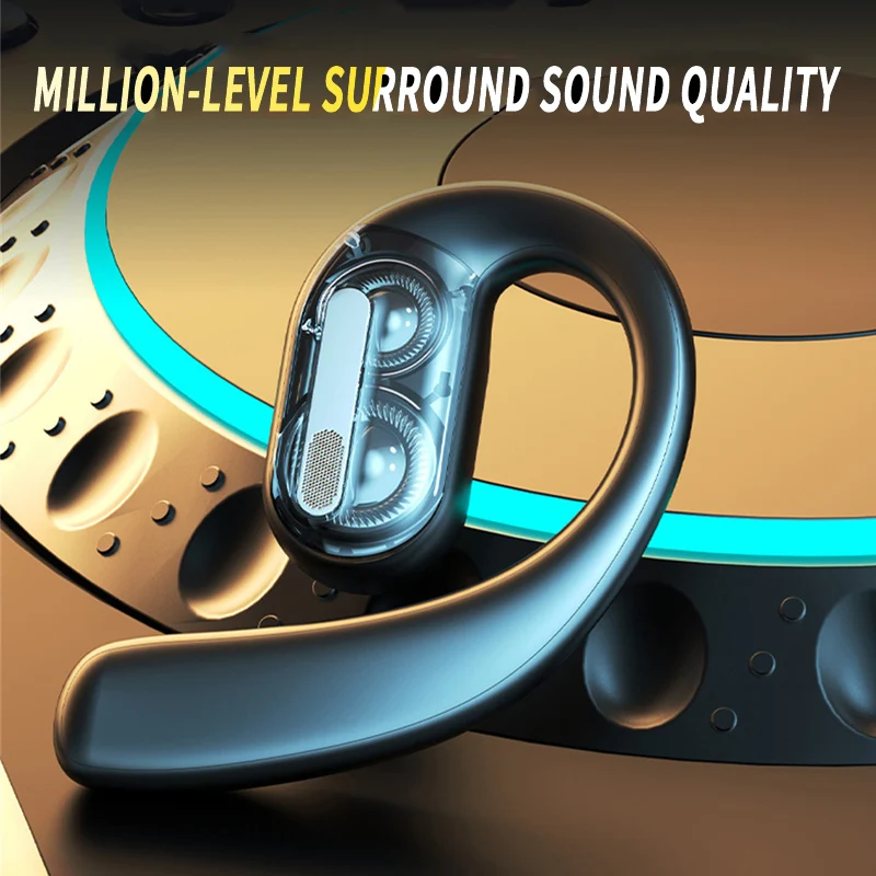 Open Ear Air Conduction Headphones - Bezprzewodowe słuchawki Bluetooth Pełny otwarty zestaw