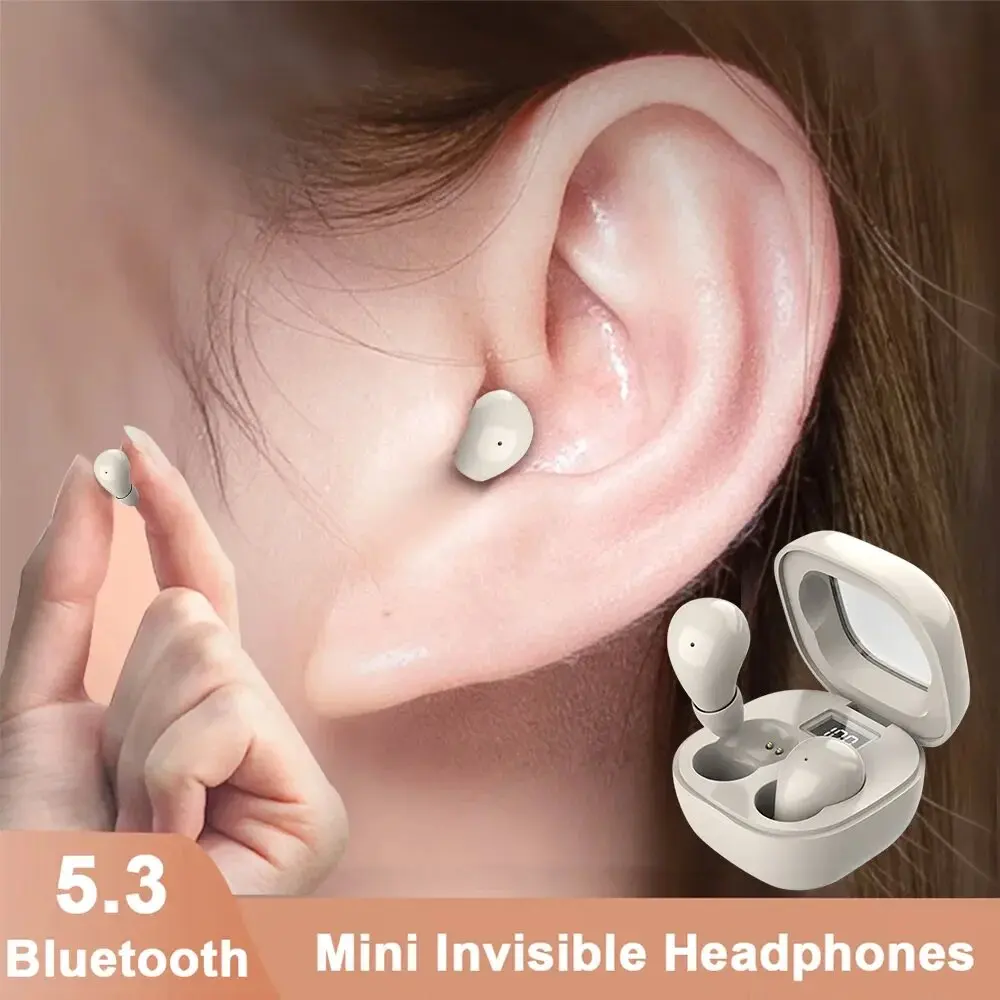 Tws Earbuds Bluetooth 5.3 - SK19 Bluetooth 5.3 Słuchawki Mini Niewidoczne