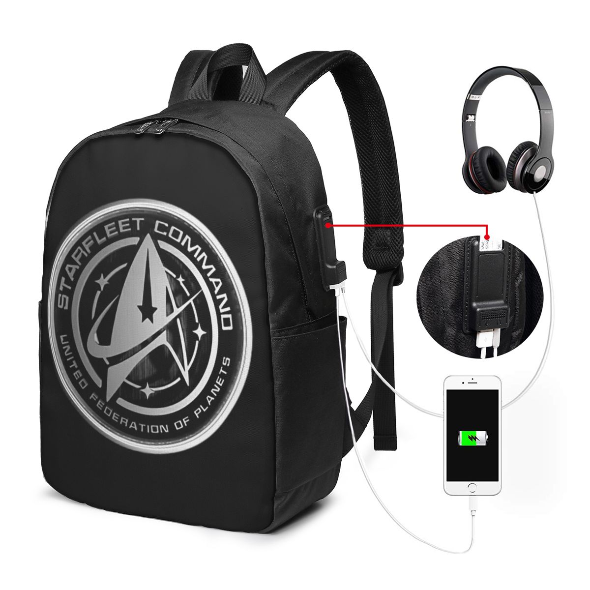 Laptops - Plecak Star Trek, serial science fiction,