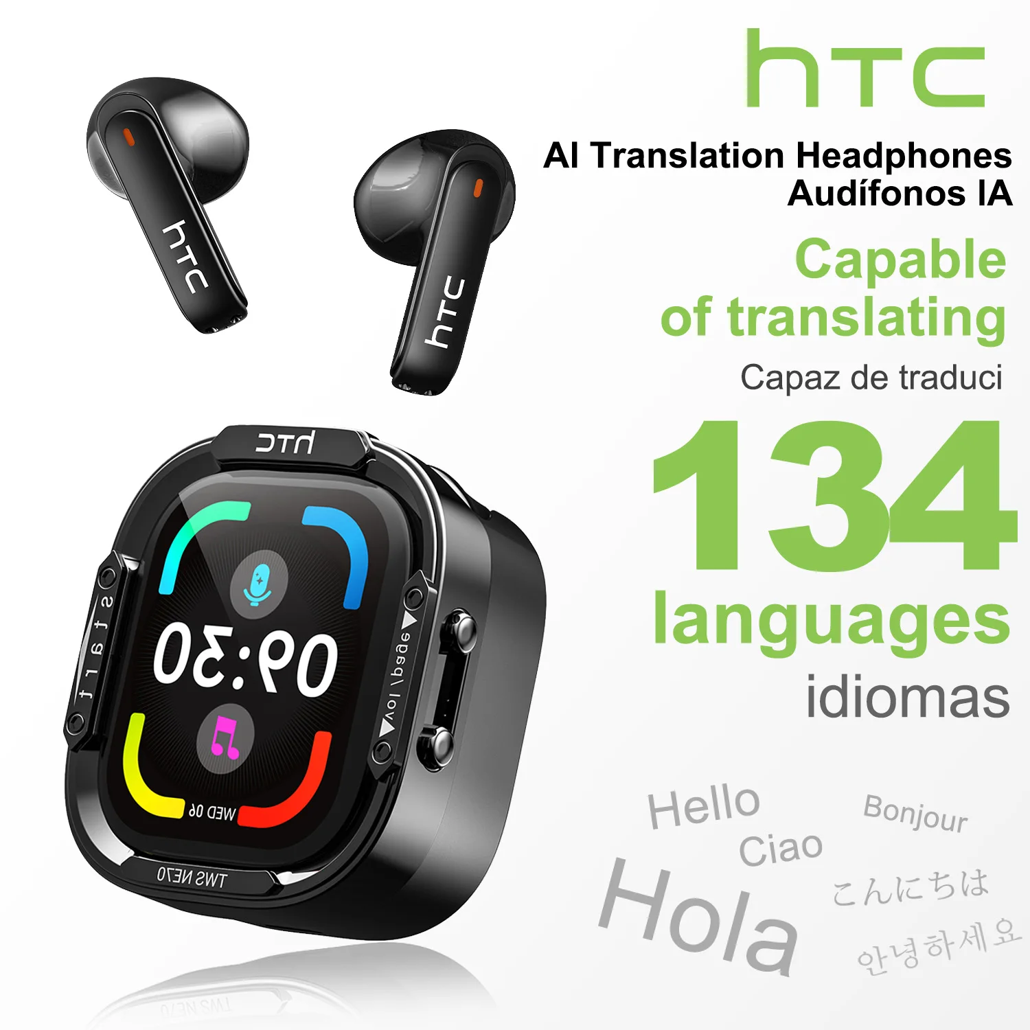 Sleep Mask Headphones Bluetooth - Słuchawki HTC NE70 Bluetooth V6.0 z