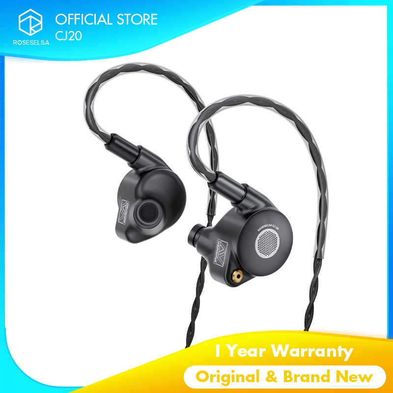 Planar Magnetic Iem Earphones - ROSESELSA X AAV CJ20 Planarne słuchawki