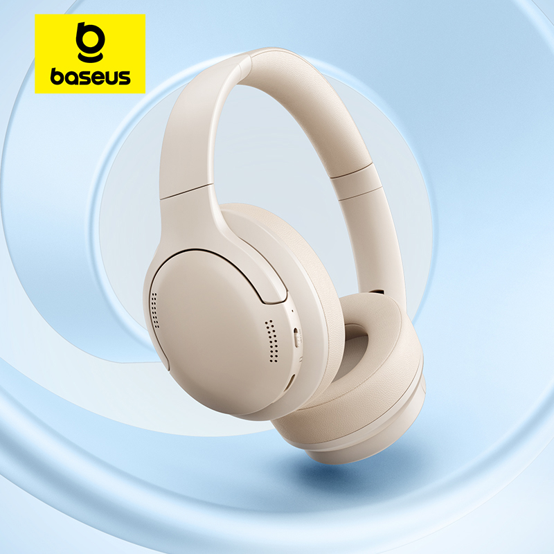 Anc Wireless Over Ear Headphones - Bezprzewodowe słuchawki Baseus Bluetooth 6.0, słuchawki