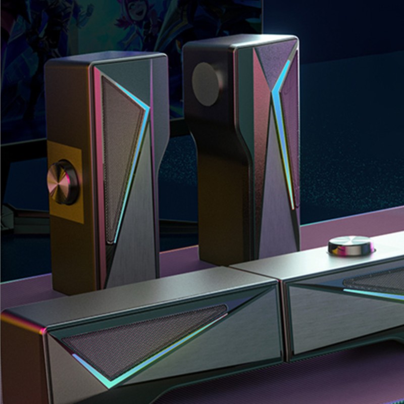 Głośnik komputerowy 2x2.5W z p – Rgb Computer Soundbar For Pc recenzja i cena