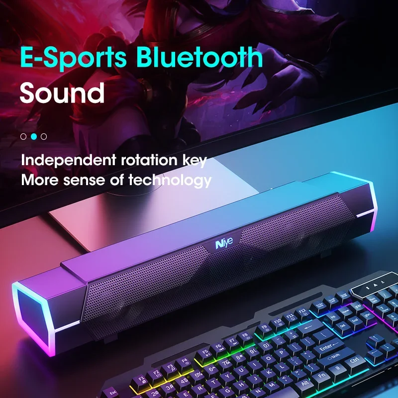 4D Stereo Sound Bar Głośnik PC – Rgb Computer Soundbar For Pc recenzja i cena