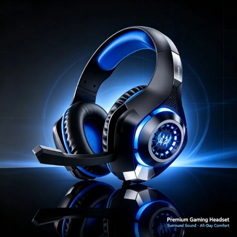 Przewodowy zestaw słuchawkowy  – Gaming Headset With Mic Rgb recenzja i cena