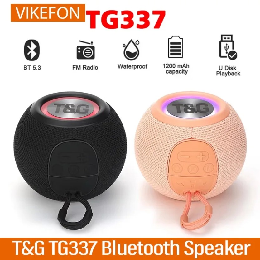 TG337 TWS Głośnik Bluetooth z  – Portable Bluetooth Speaker Waterproof Ipx7 recenzja i cena