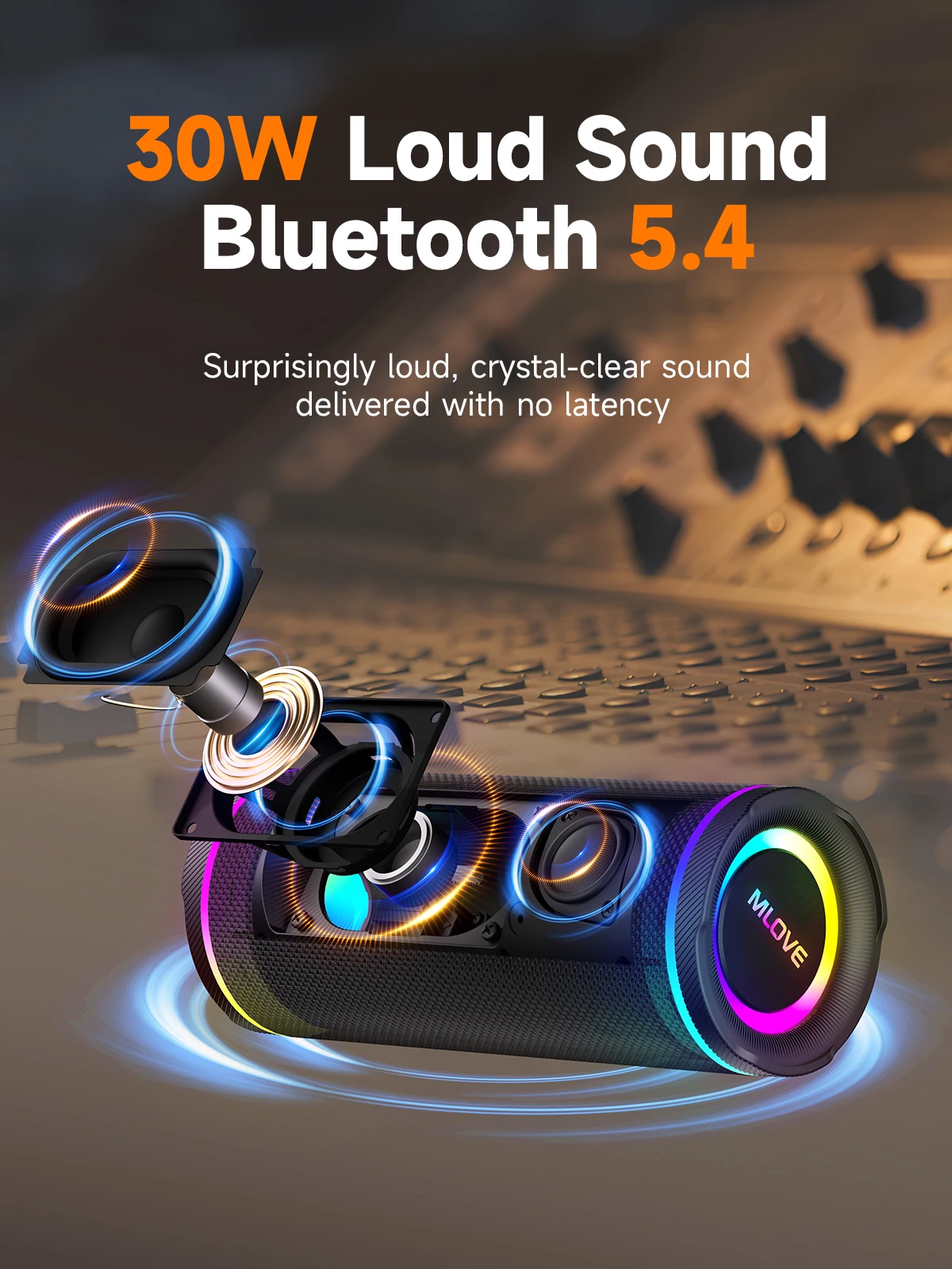 Przenośny głośnik Bluetooth ML – Portable Bluetooth Speaker Waterproof Ipx7 recenzja i cena