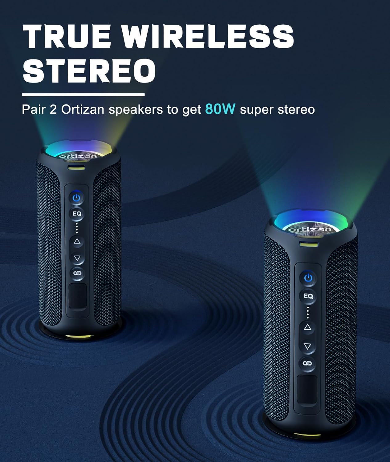 Głośniki Bluetooth Ortizan 40W – Portable Bluetooth Speaker Waterproof Ipx7 recenzja i cena