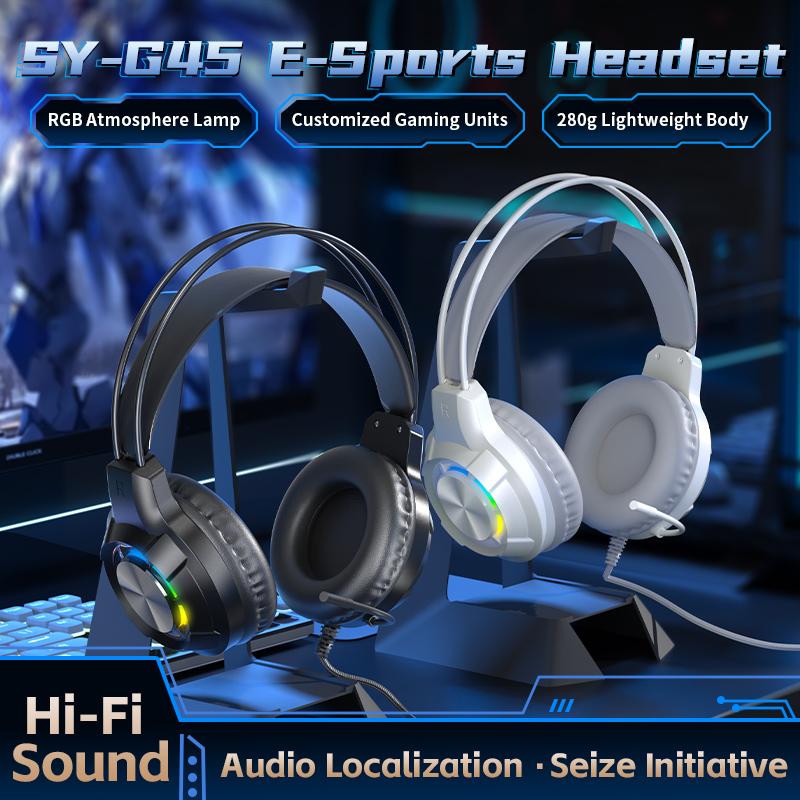 Słuchawki gamingowe z redukcją – Gaming Headset With Mic Rgb recenzja i cena