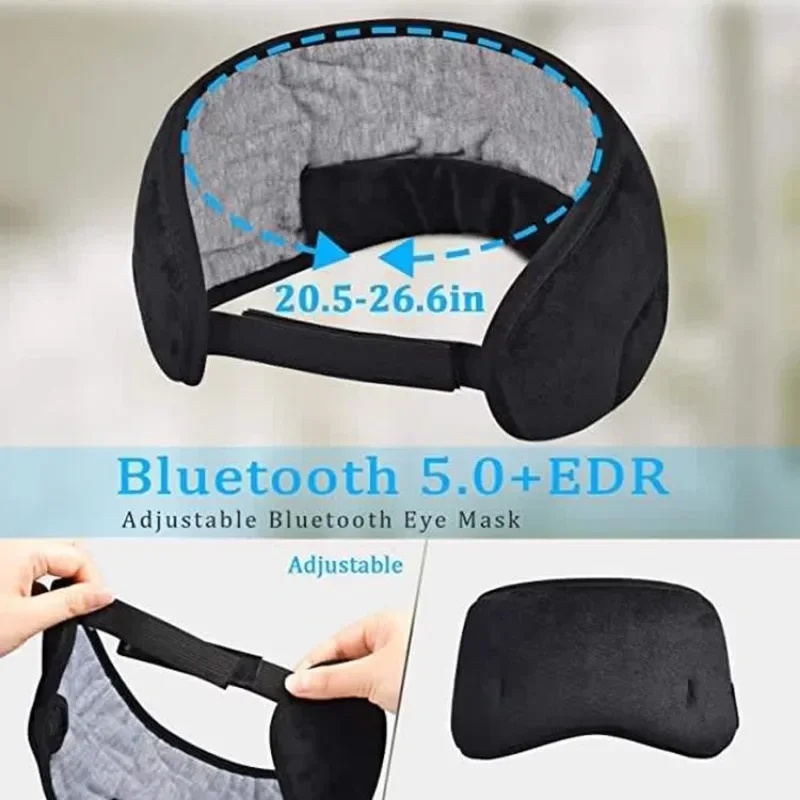 Maska na oczy 3D z słuchawkami – Sleep Mask Headphones Bluetooth recenzja i cena