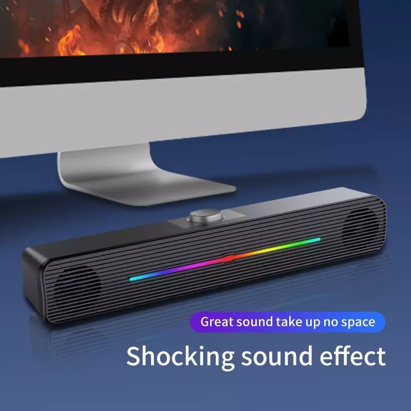 E-1407 Hurtowe Głośniki RGB Be – Rgb Computer Soundbar For Pc recenzja i cena