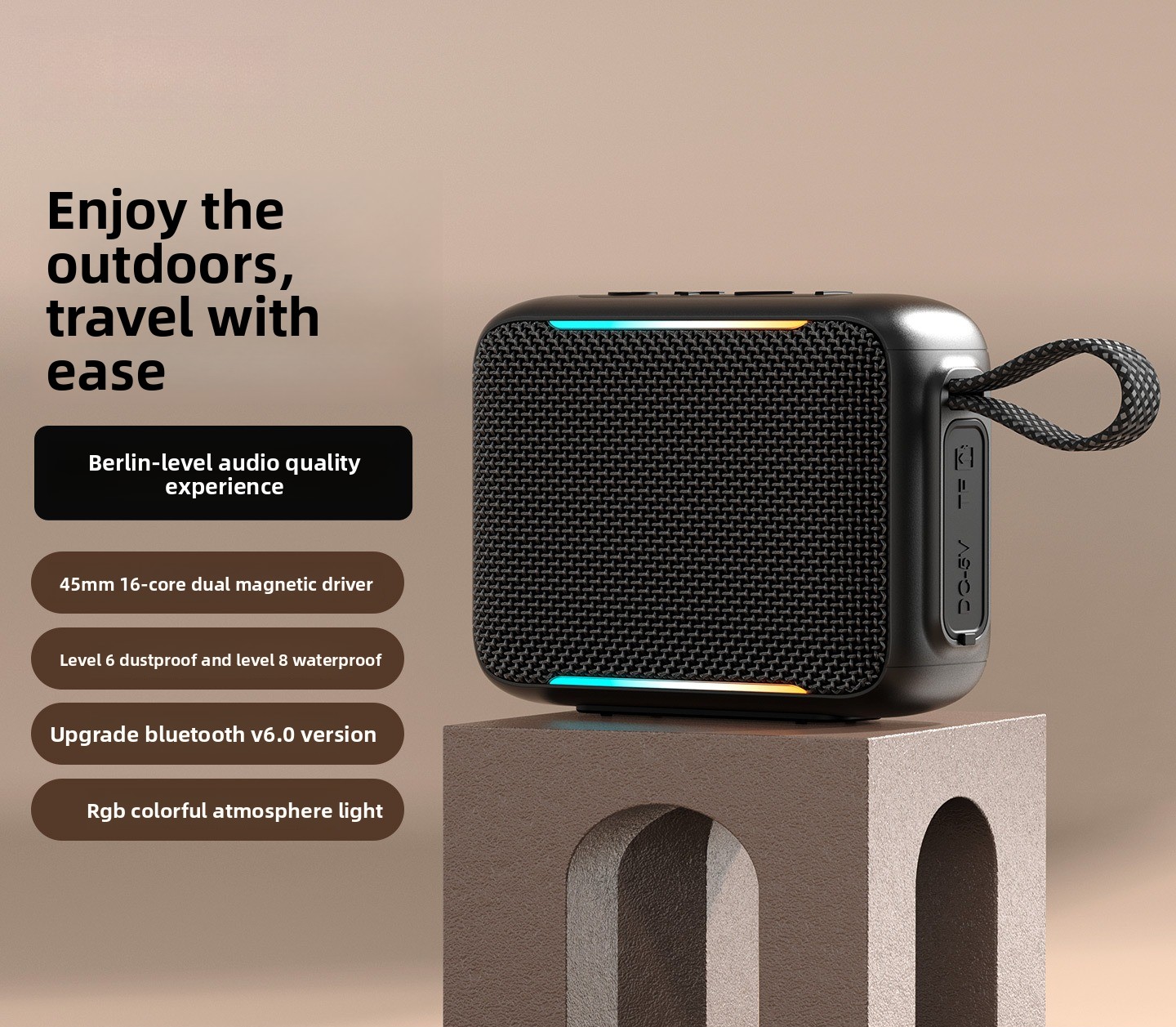 Nowy Zewnętrzny Wodoodporny Pr – Portable Bluetooth Speaker Waterproof Ipx7 recenzja i cena
