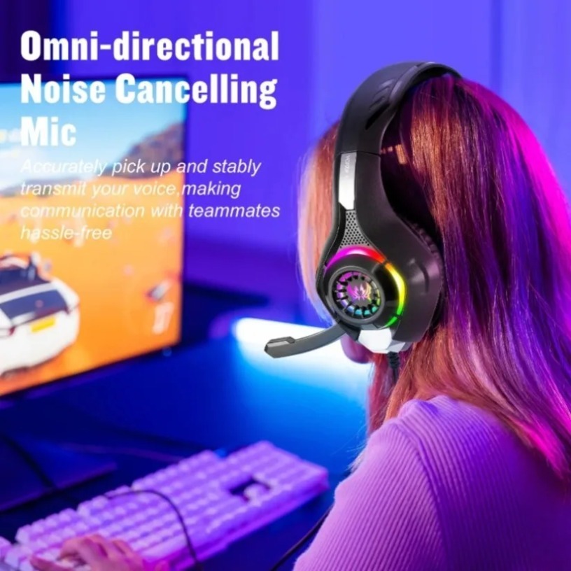 Przewodowe słuchawki gamingowe – Gaming Headset With Mic Rgb recenzja i cena