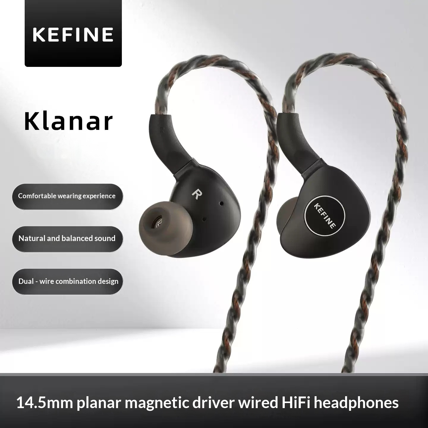 KEFINE Klanar 14.5mm Planar Ma – Planar Magnetic Iem Earphones recenzja i cena