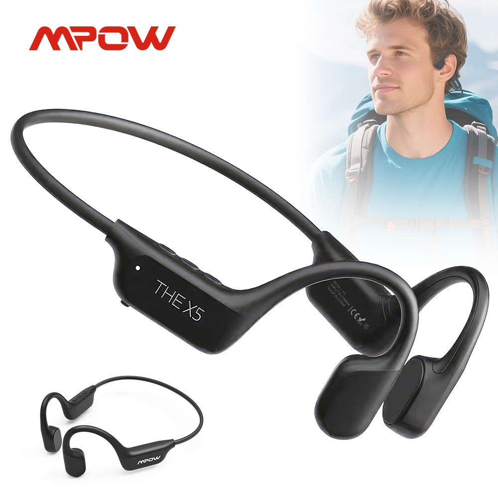 Słuchawki Mpow X5 z przewodnic – Open Ear Air Conduction Headphones recenzja i cena