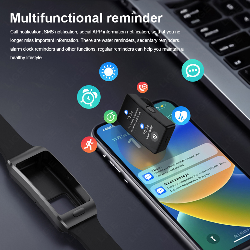 LIGE Nowy Smartwatch z Słuchaw – Tws Earbuds Bluetooth 5.3 recenzja i cena