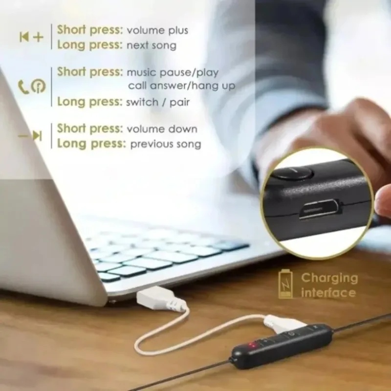 1/2/3/4 sztuki – bezprzewodowe – Magnetic Neckband Sports Earphones recenzja i cena