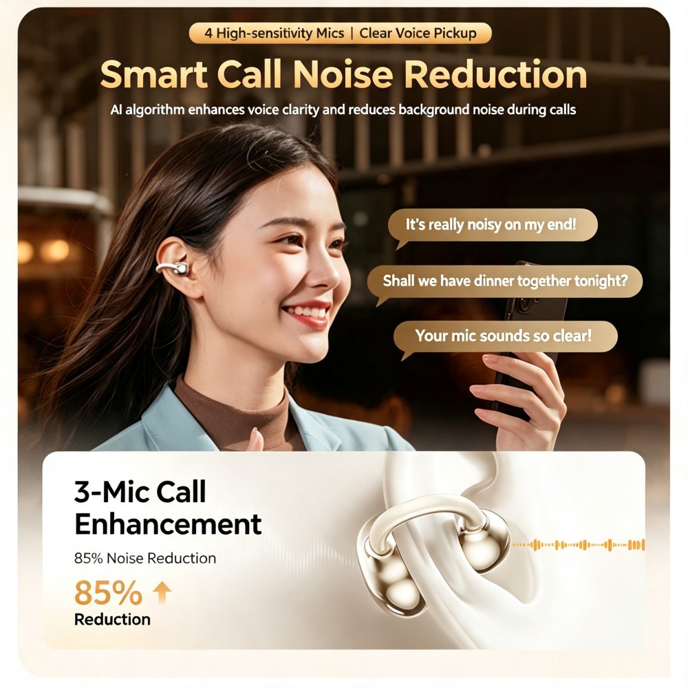 Słuchawki Bluetooth 6.0 KEBIDU – Open Ear Air Conduction Headphones recenzja i cena