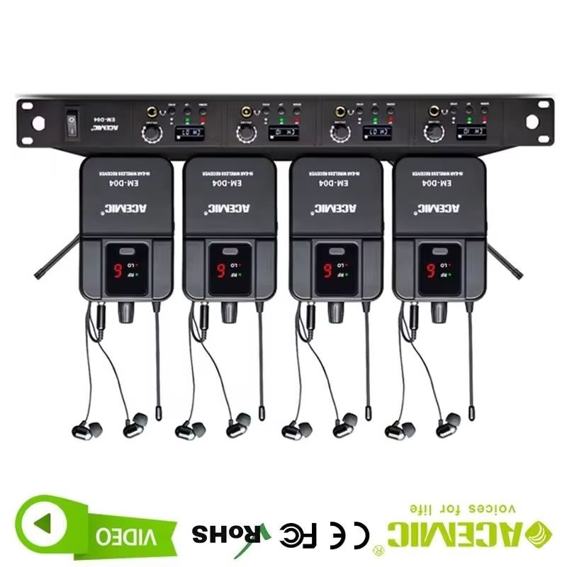 4-kanałowy bezprzewodowy syste – In Ear Monitors For Singers recenzja i cena