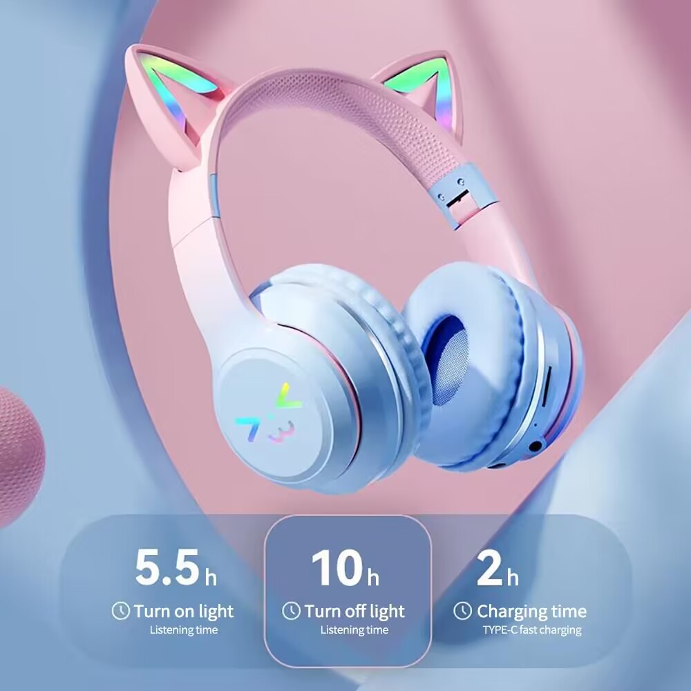 Słuchawki RGB Glow Bezprzewodo – Gaming Headset With Mic Rgb recenzja i cena