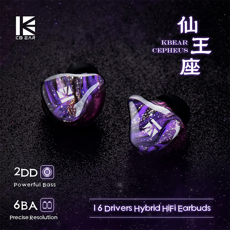 KBEAR Cepheus KB16 Słuchawki D – Planar Magnetic Iem Earphones recenzja i cena