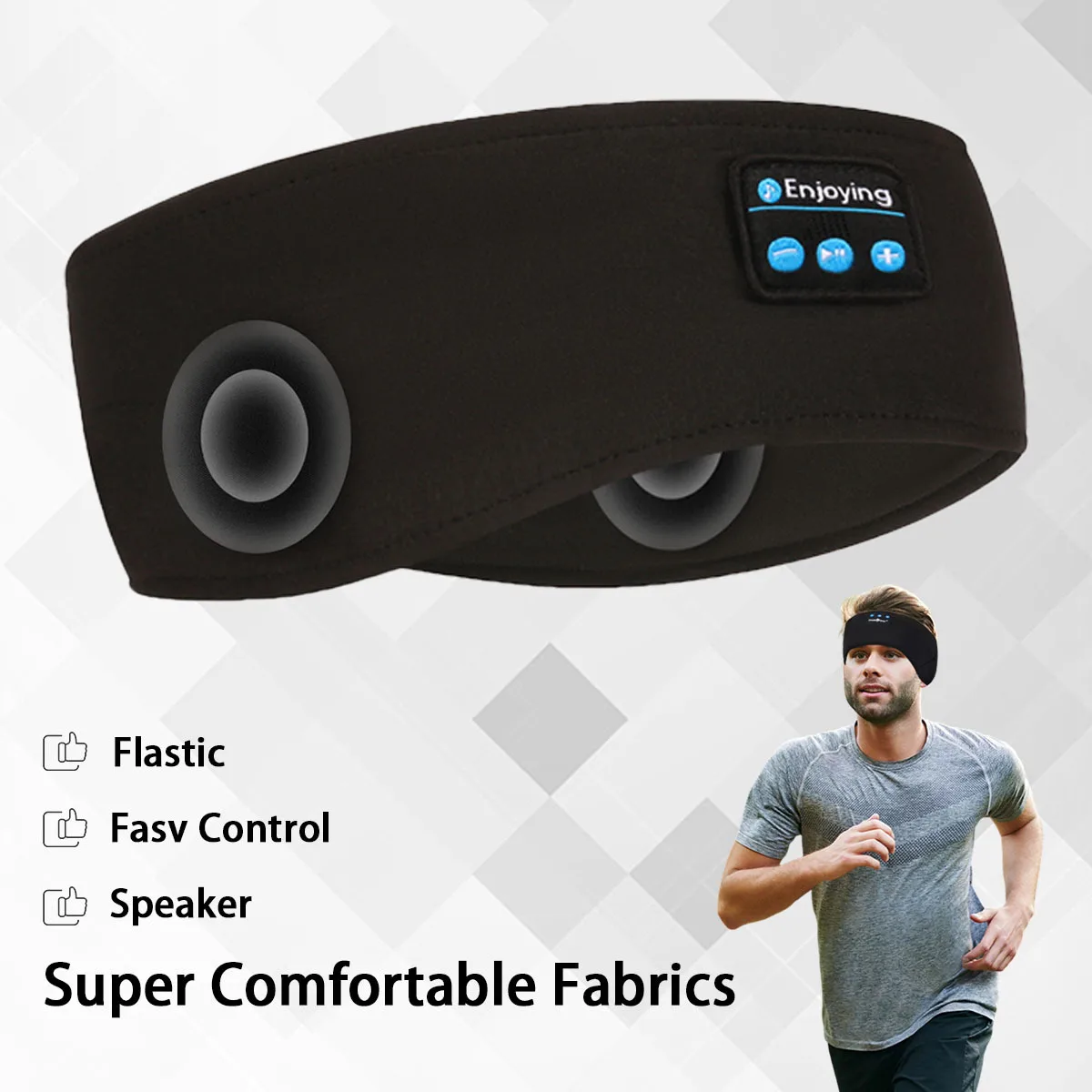 Słuchawki Bluetooth Sportowe d – Sleep Mask Headphones Bluetooth recenzja i cena