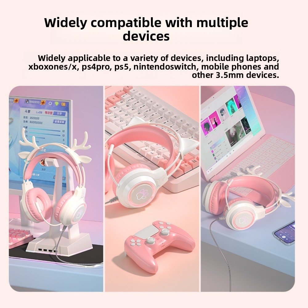 Słuchawki gamingowe RGB z mikr – Gaming Headset With Mic Rgb recenzja i cena