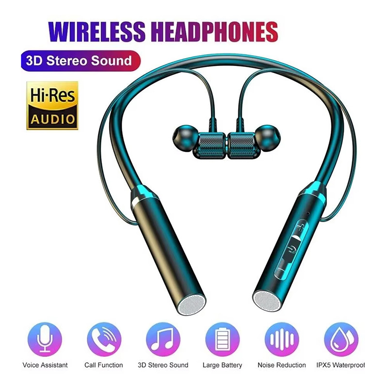 Słuchawki Bluetooth 5.0 z pałą – Magnetic Neckband Sports Earphones recenzja i cena