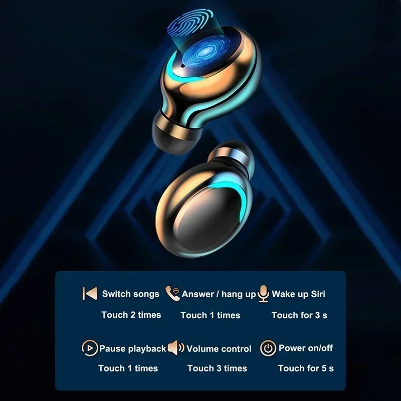 Nowe słuchawki Bluetooth F9 9D – Tws Earbuds Bluetooth 5.3 recenzja i cena